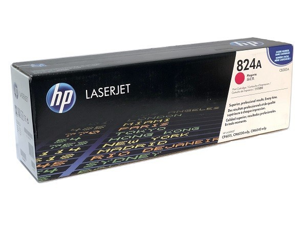 Original HP 824A Magenta Toner Cartridge. New Sealed Box, We Ship Fast