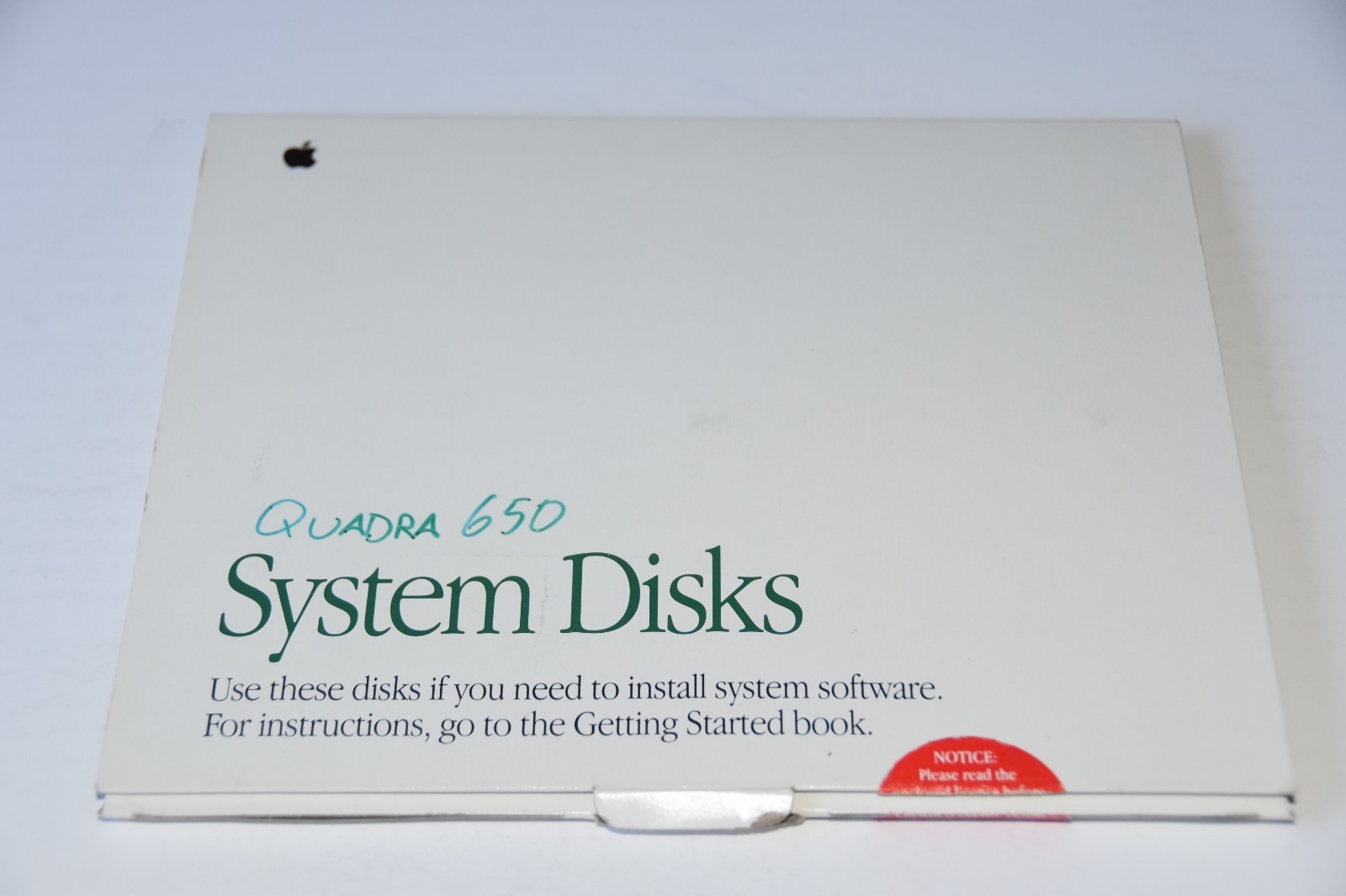1991 Vintage Apple Macintosh Mac System Disks 914-0363-B Software Quadra 650 610