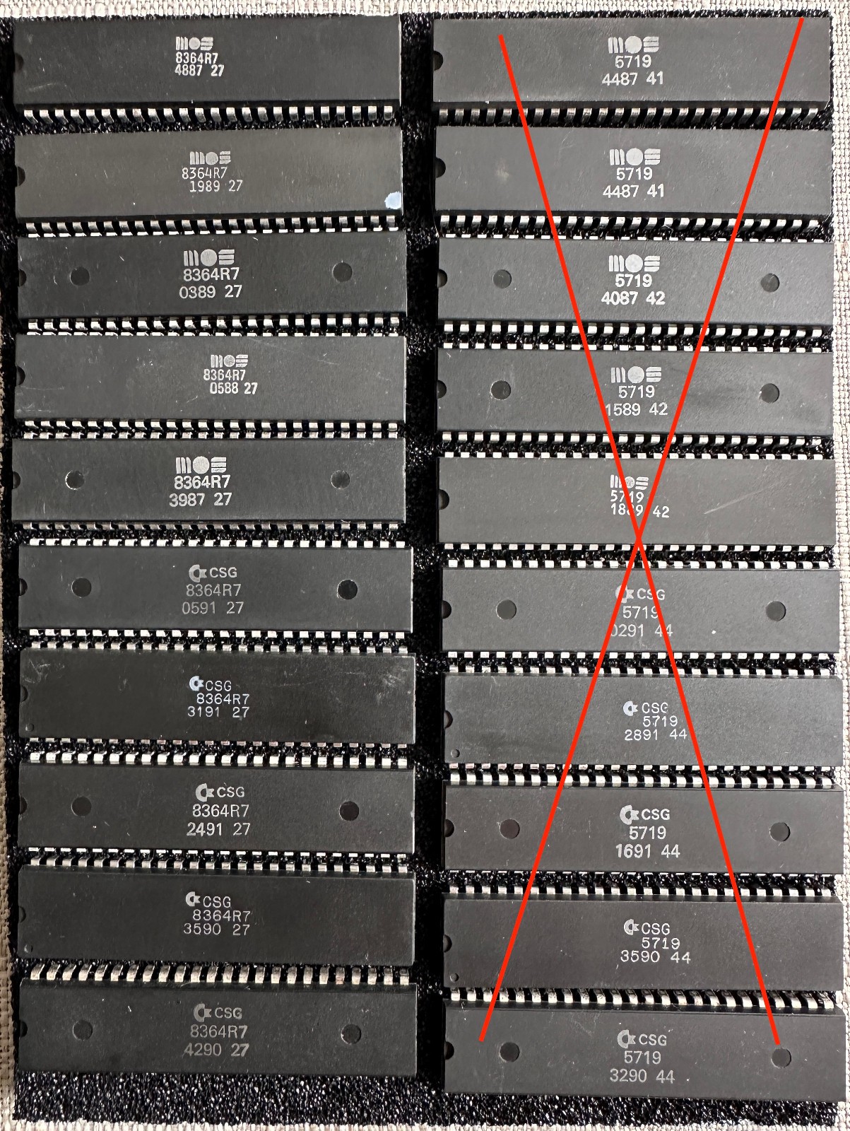 1 x 8364R7 CSG/MOS Paula Chip for Commodore AMIGA 500/A500+/A2000/CDTV...