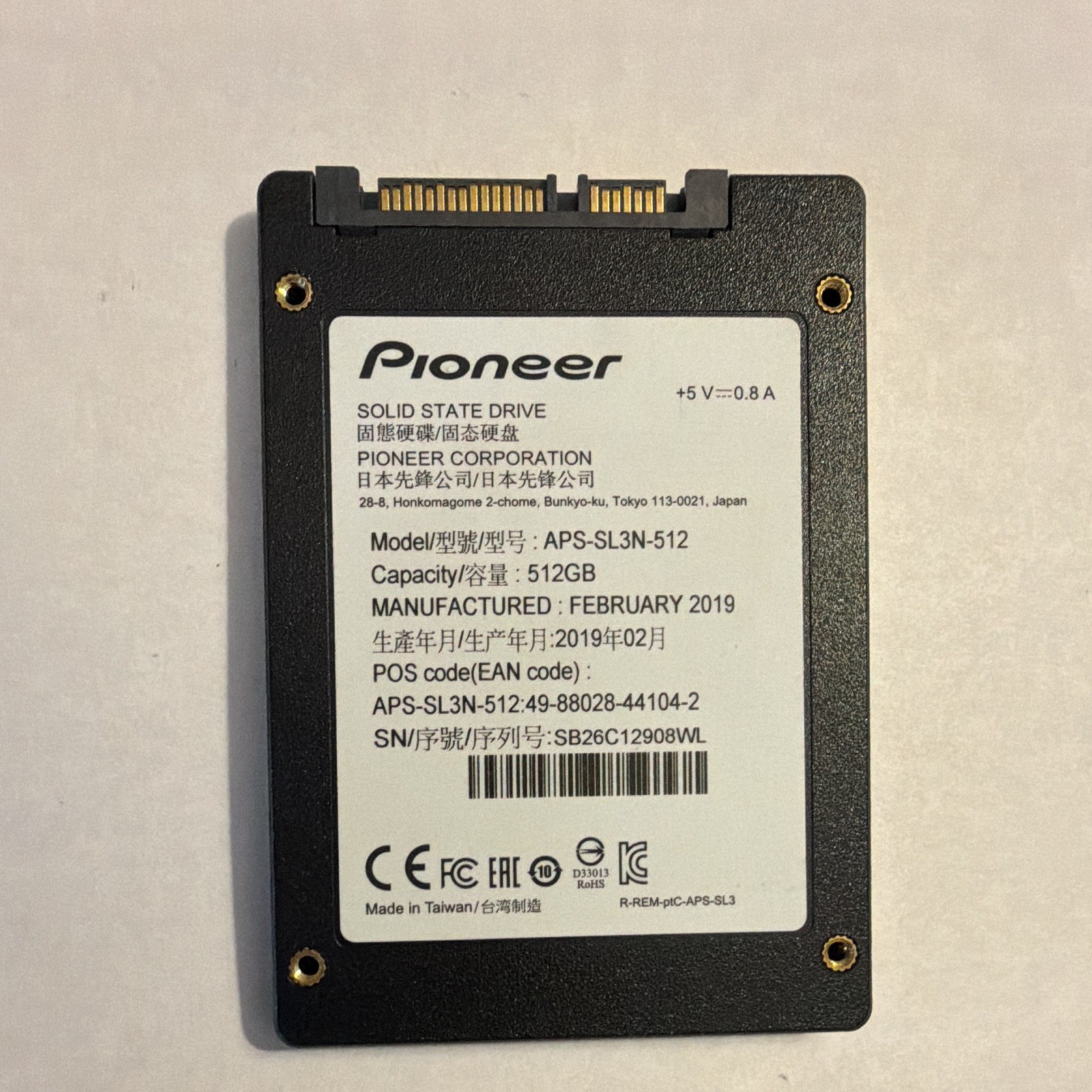 Western Digital WD Blue SA510 500GB 2.5" SATA Internal SSD WDS500G3B0A