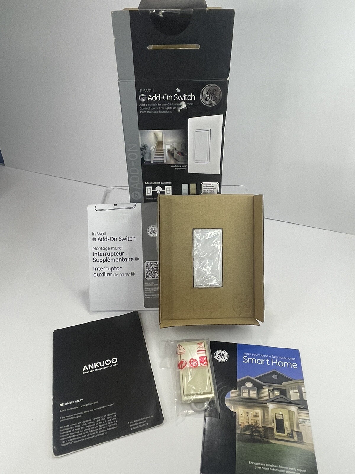 GE 12723 Add On Switch 3-Way Smart Home Z-Wave ZW2004 Brand New 