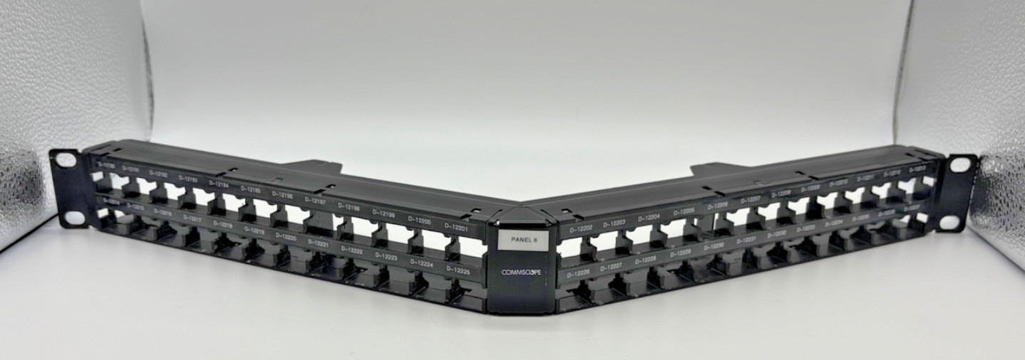 48 port CommScope blank patch panel, Used