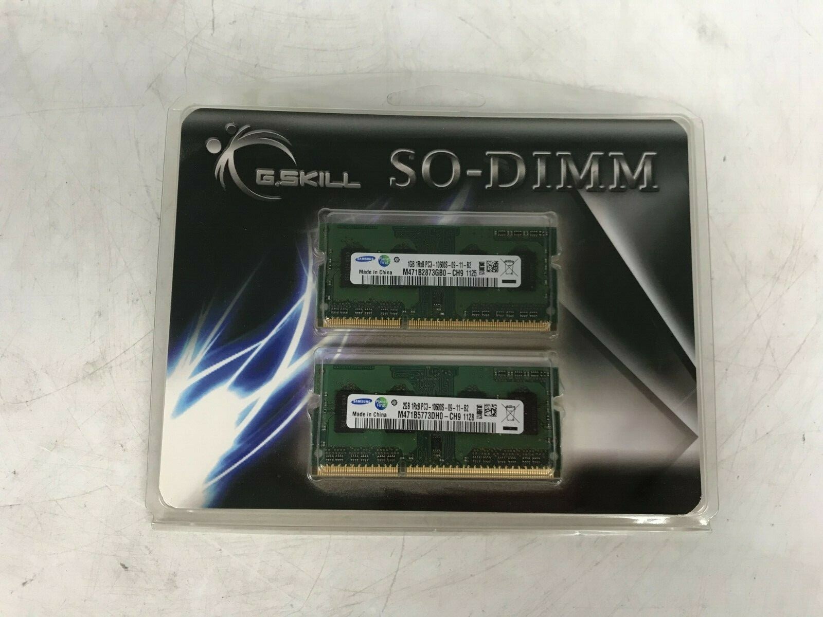 G.Skill PC3-8500 1 and 2 GB SO-DIMM 1066 MHz DDR3 Memory (F3-8500CL7D-8GBSQ)