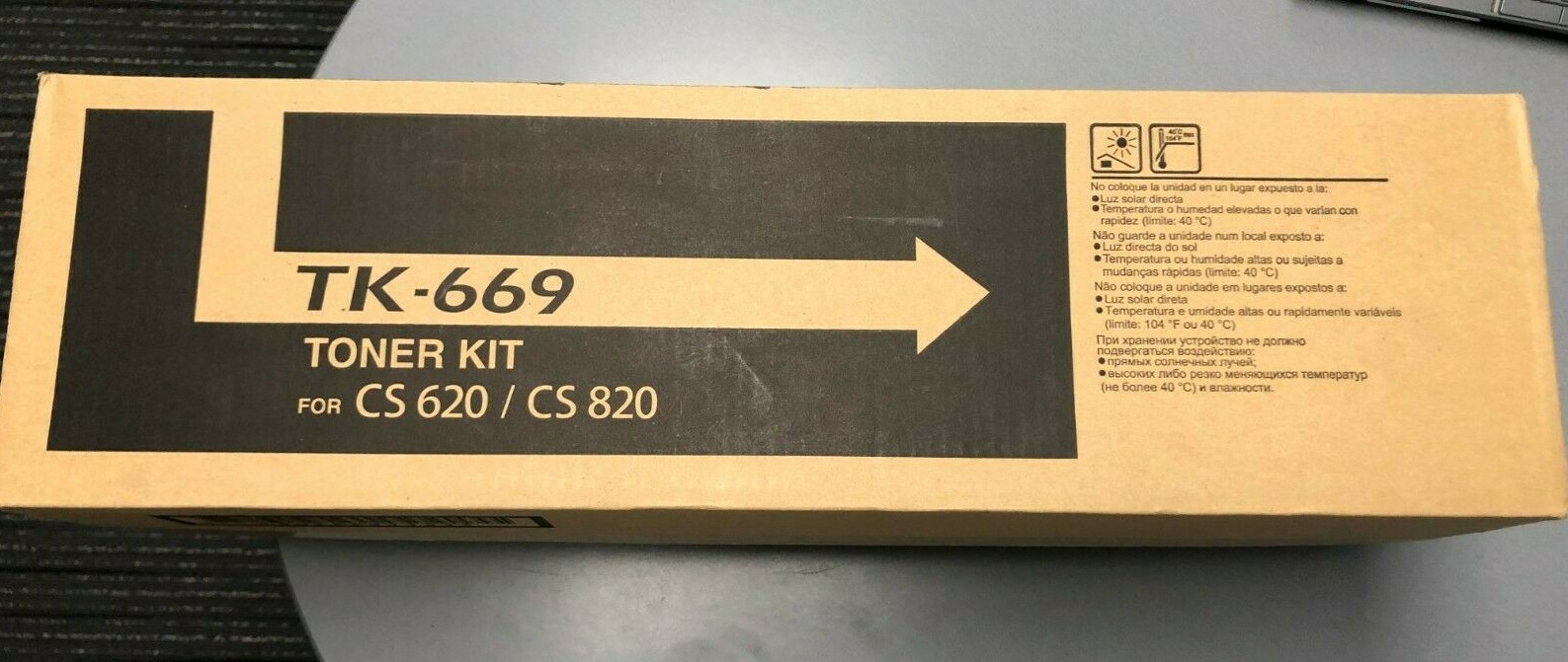 Genunine CopyStar TK-669 Toner Kit For use in CS 620 / CS 820