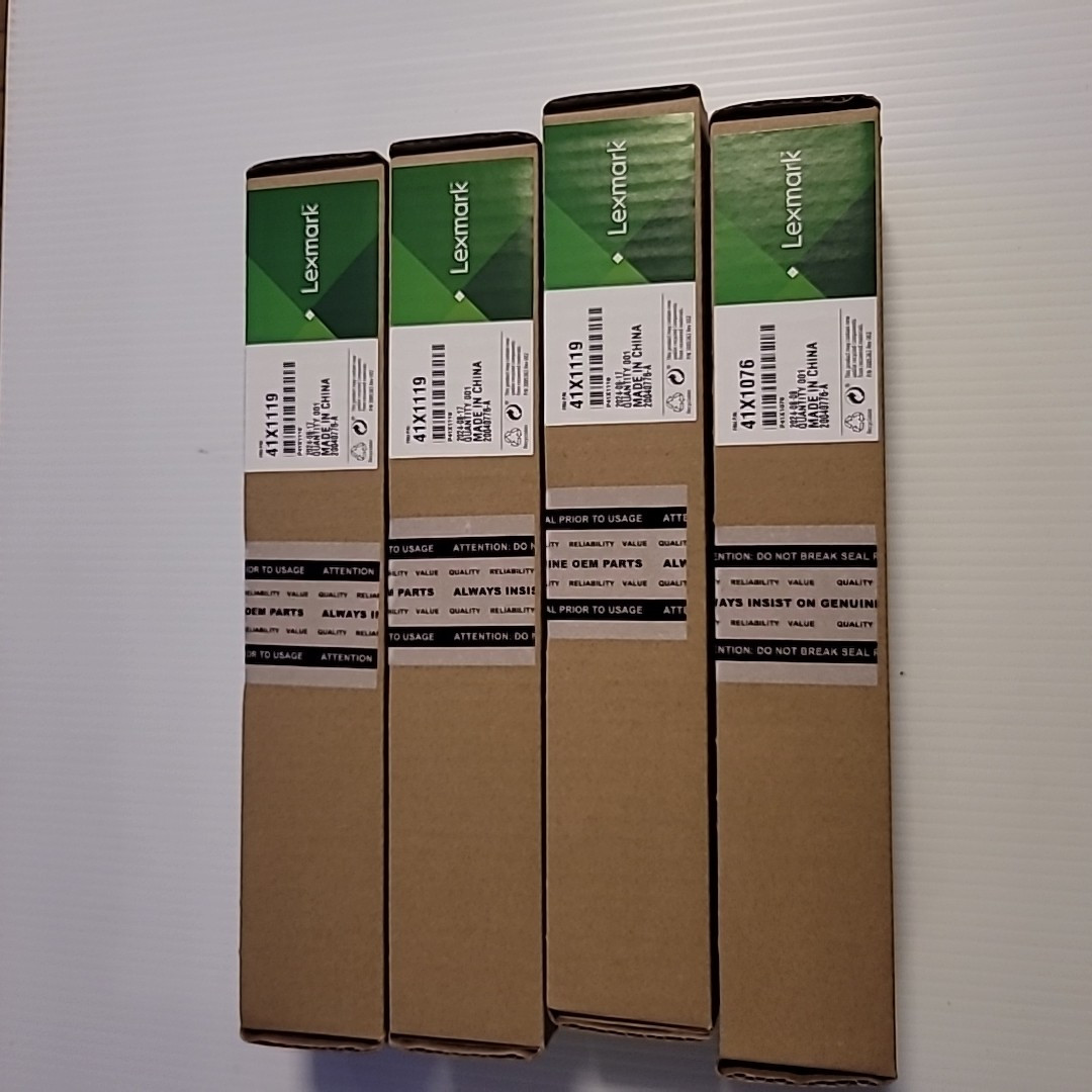 Lot Of 4 - LEXMARK 41X1119 Separator Pad