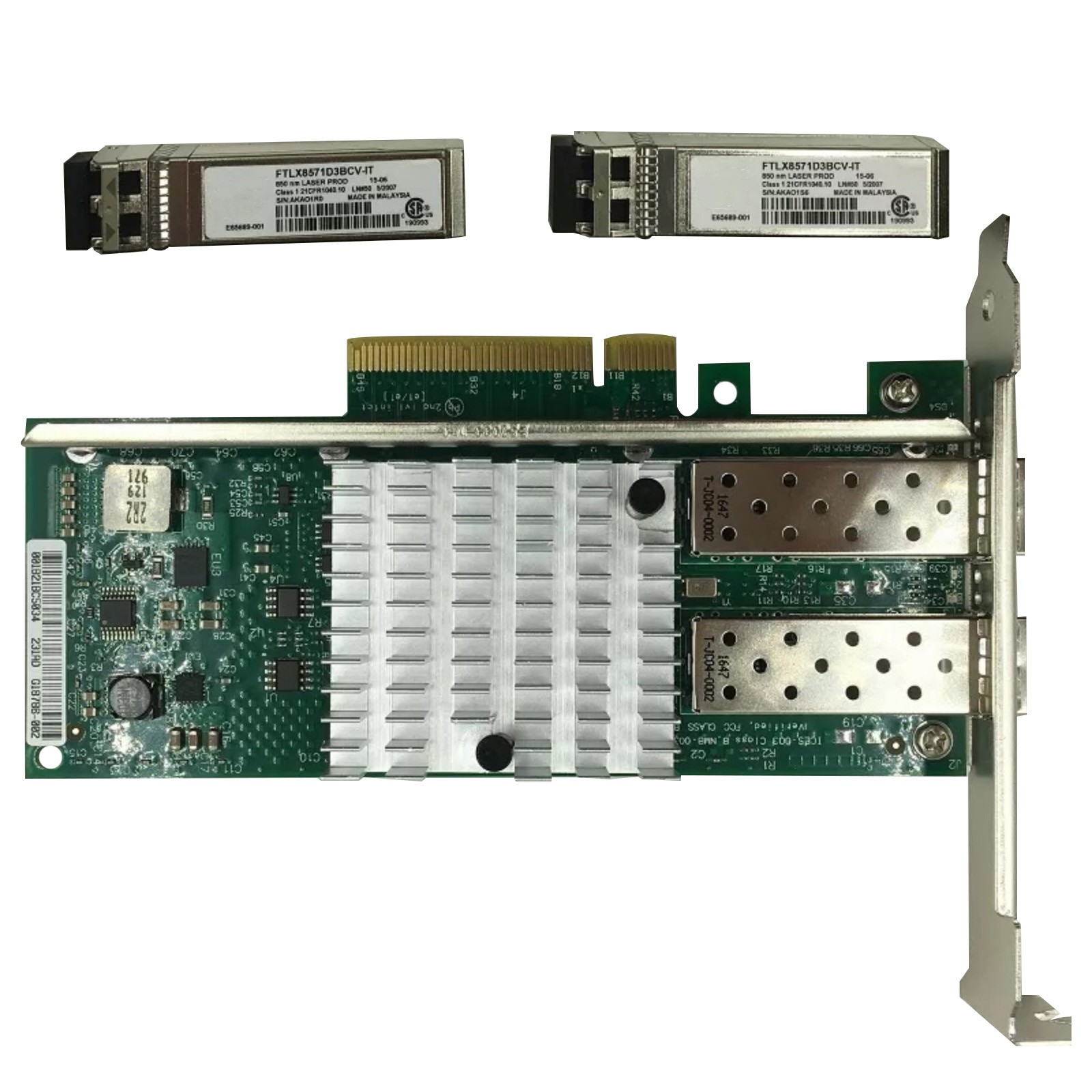 10Gbps Dual Port Ethernet Converged Network Adapter X520-DA2 For Intel 82599ES