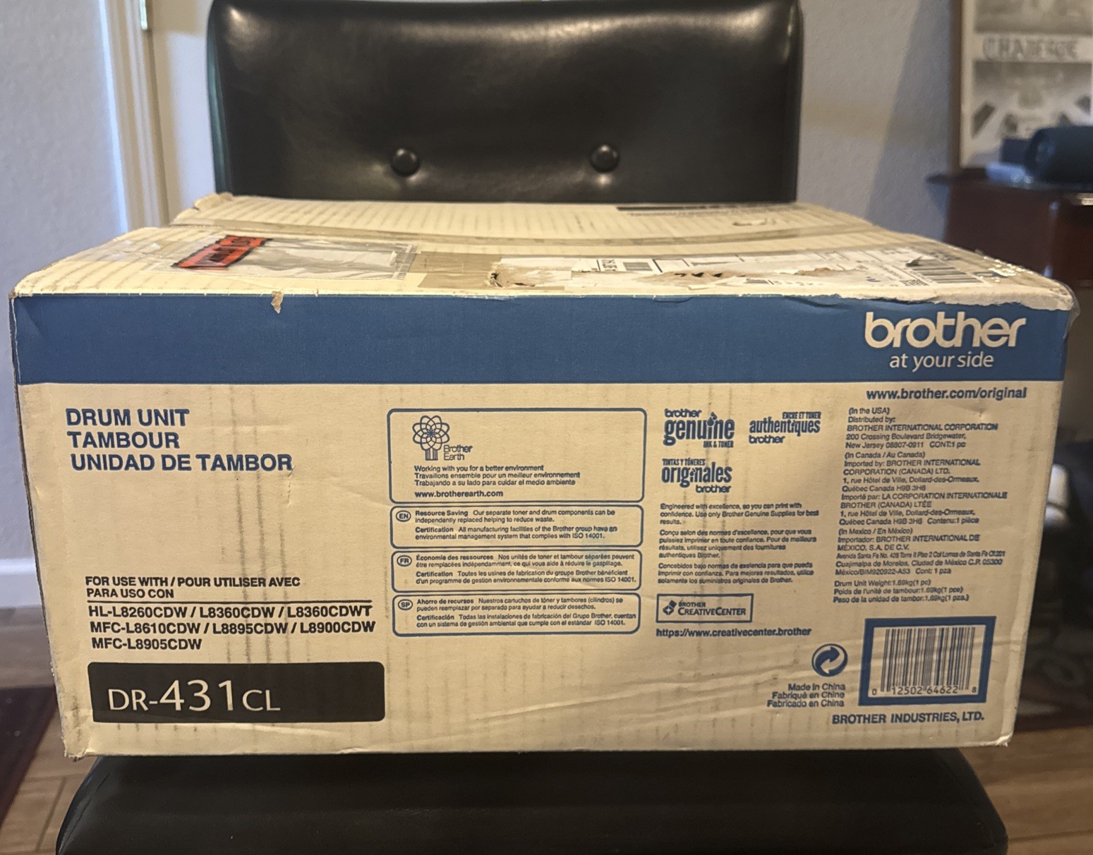 Brother DR431CL Genuine Drum Unit (30,000 Pages)
