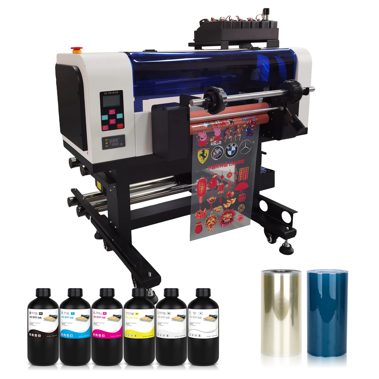 A3+  Dual  XP600 Printheads UV DTF Printer for Sticker and Label Printing