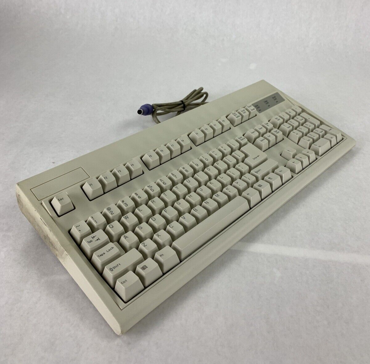 Vintage KeyTronic E03601QUS201-C Wired PS/2 Desktop Keyboard