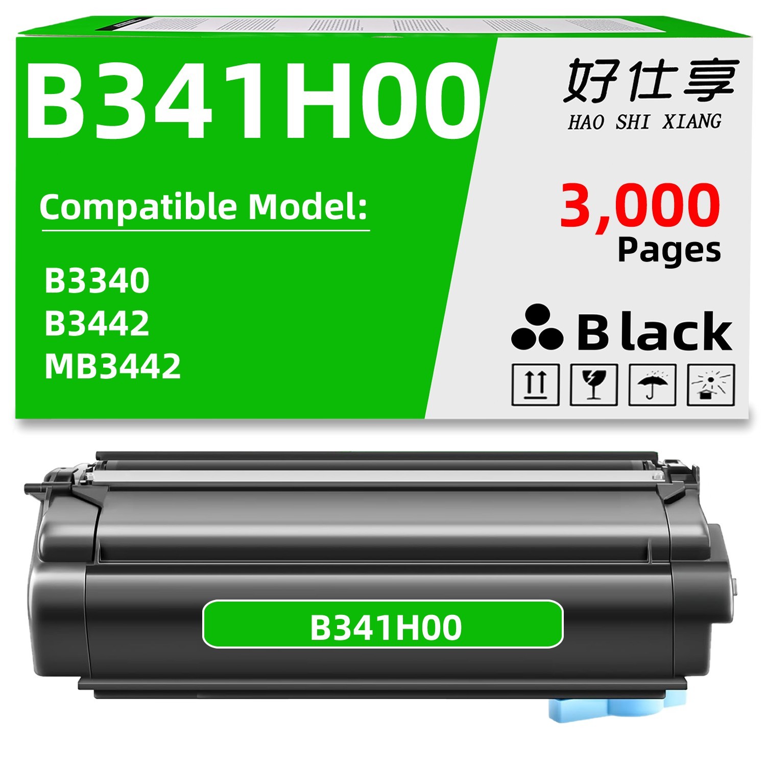B341H00 B341000 B341X00 Toner Cartridg Compatible for Lexmark B3340 B3442 MB3442