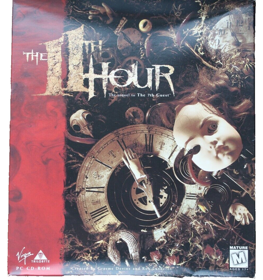 Vintage - The 11th Hour The Sequel to the 7th Guest PC CD ROM Video Game 1995