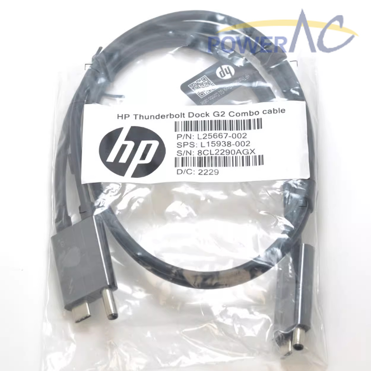 For HP Thunderbolt Dock G2 Combo cable TPA070-E84 L25667-002 L15938-002 3TR38AA