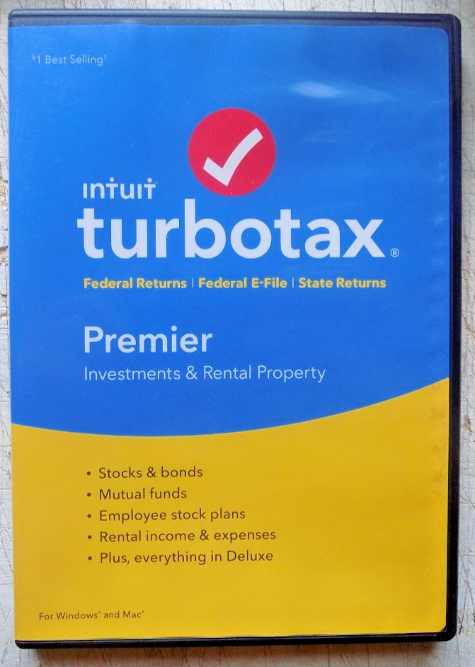 Intuit TURBOXTAX PREMIER 2017 Federal / State Itemized Deductions