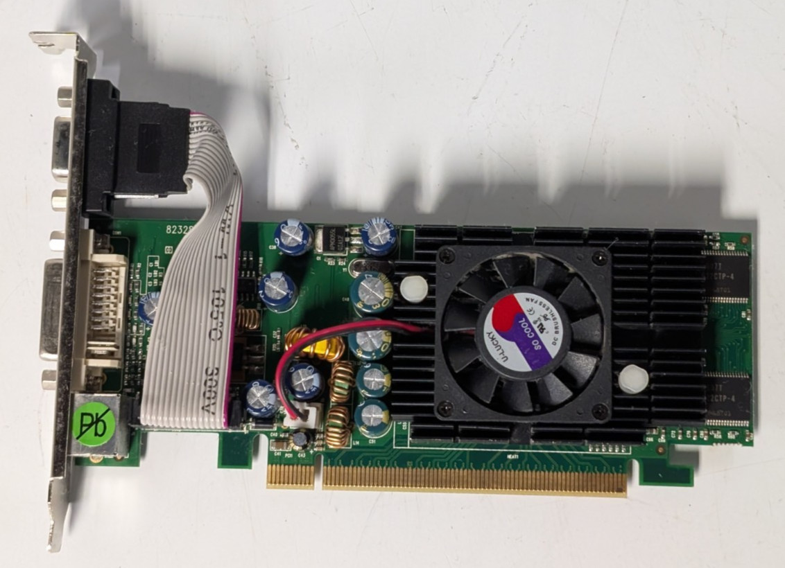 Jaton GeForce 6200TC 128MB DDR PCIe x16 Graphics Card Video-PX6200TC-128LP