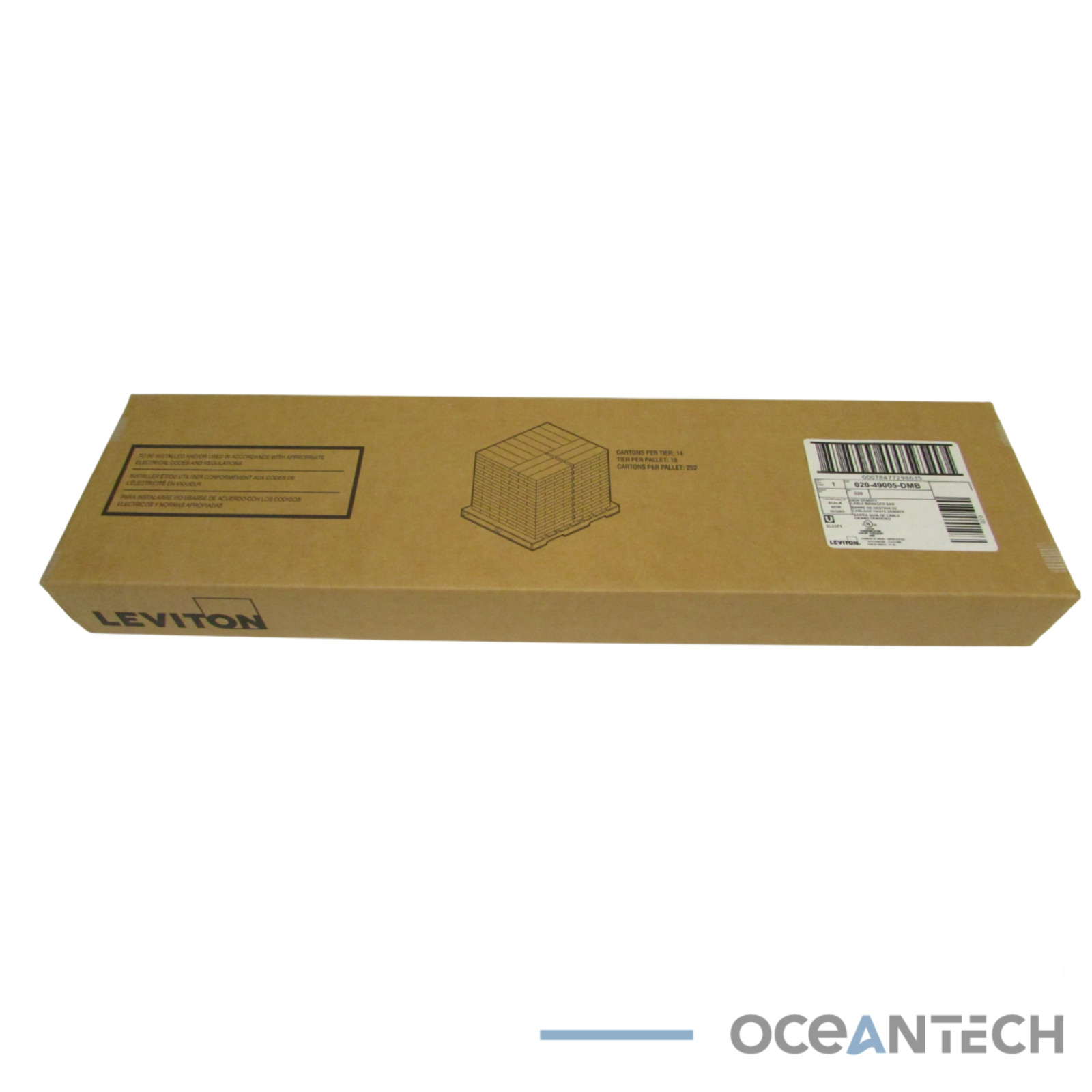 Leviton 49005-DMB High Density Cable Management Bar