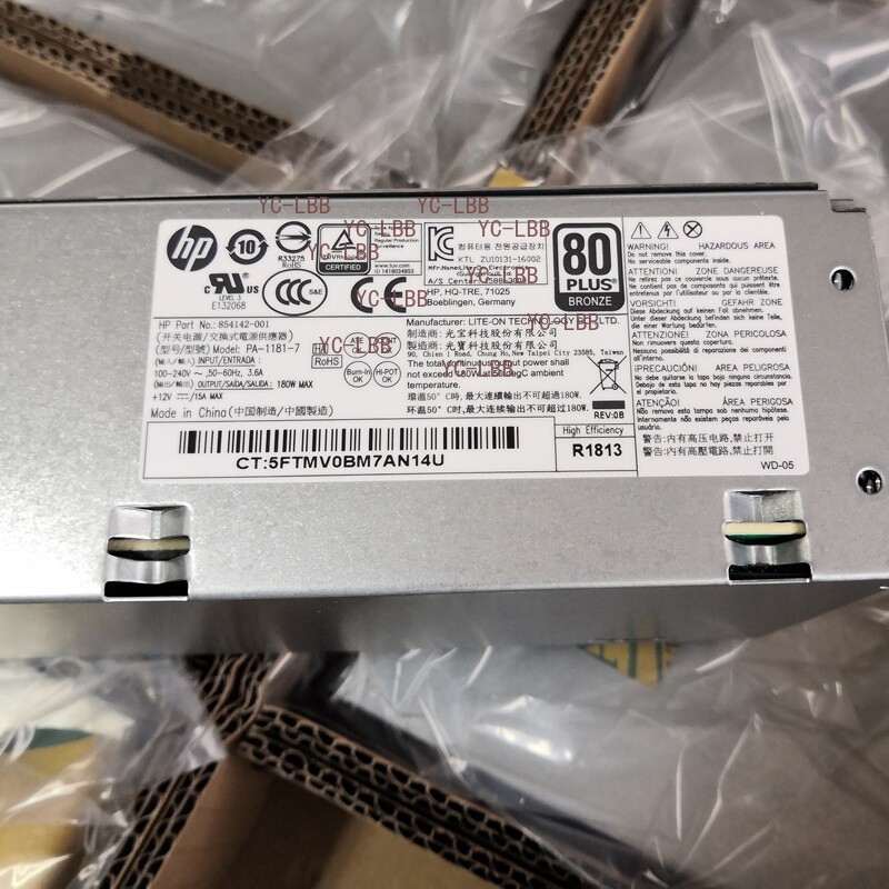 NEW HP 280 G2 SFF 180W PSU 6 PIN 900702-001 854142-003 DPS-180AB-22-