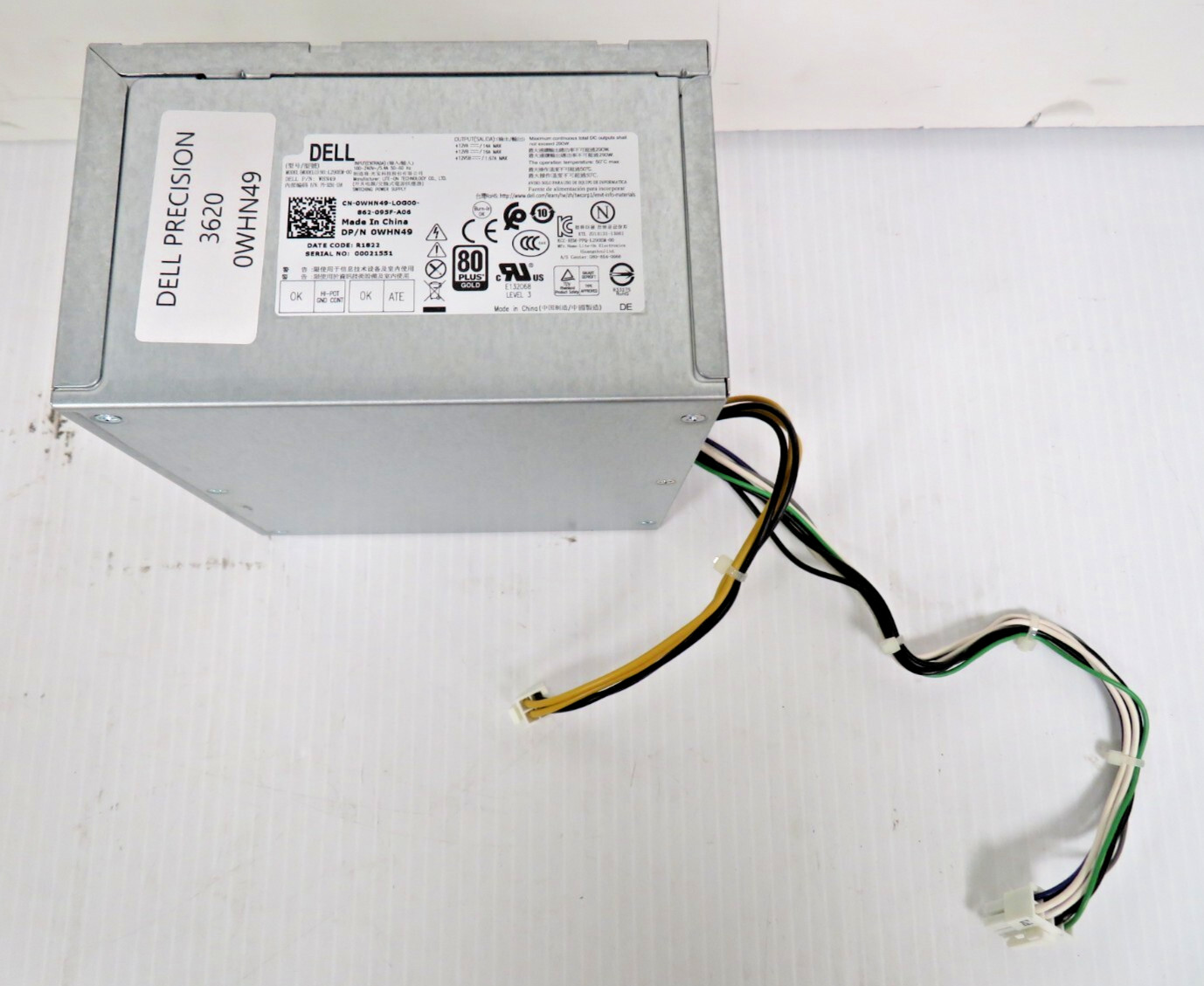 Dell Precision 3620 290W Power Supply L29OEM-00 WHN49 0WHN49
