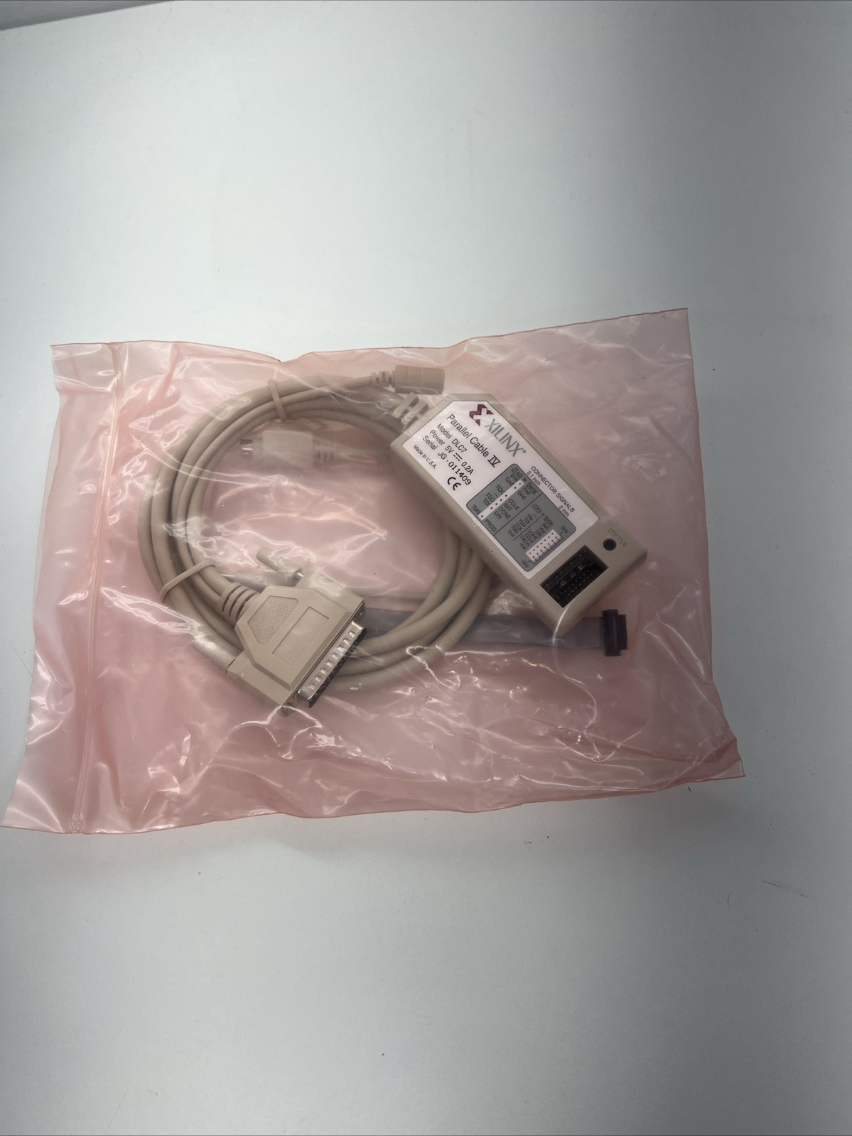 New XILINX DLC7 IV PARALLEL CABLE (R5S3.3)