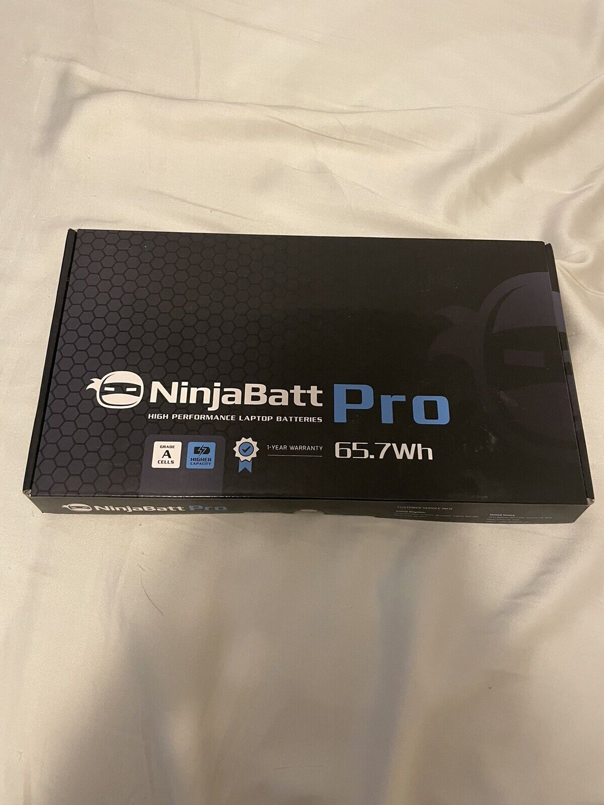 NinjaBatt Pro Battery A12 65.7 Wh/10 95v For Mac
