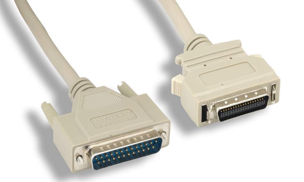 10FT Parallel Printer Cable IEEE-1284 A-C DB25M-HPCN36M