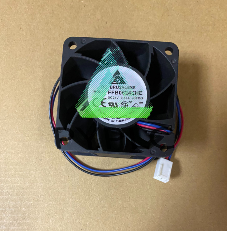 For Delta FFB0624EHE 6038 60mm 6cm DC 24V 0.57A 3 Pin axial case cooling fan T1