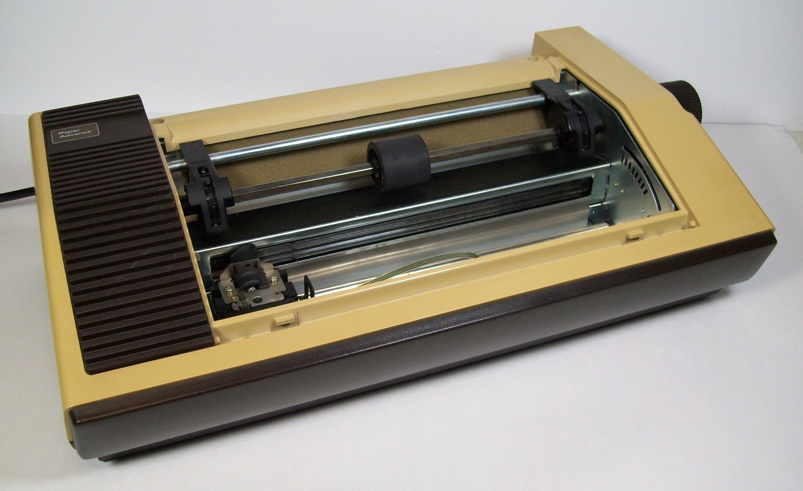 Commodore MPS-801 Dot Matrix Printer Powers Up Head Moves See Self Test Video