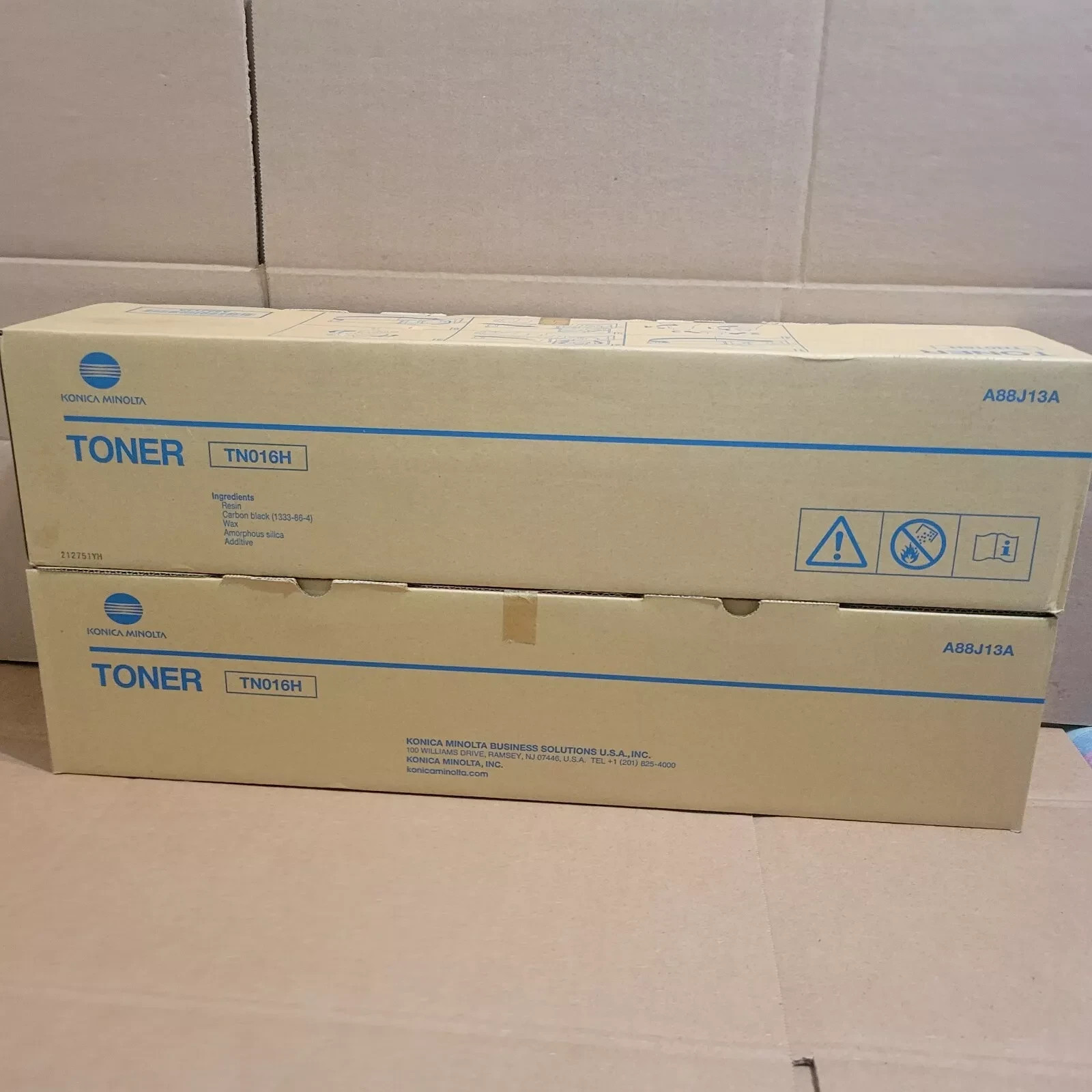 4 x Konica Minolta TN016 A88J130 Black Toner Bizhub Pro 1100 A88J130