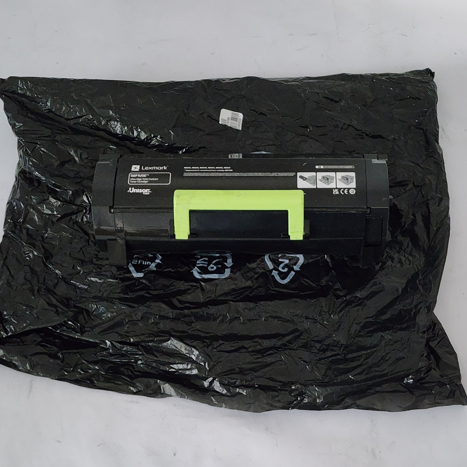 Lexmark 50F1U0E Black Ultra High Yield Toner Cartridge Genuine New Weighs Full
