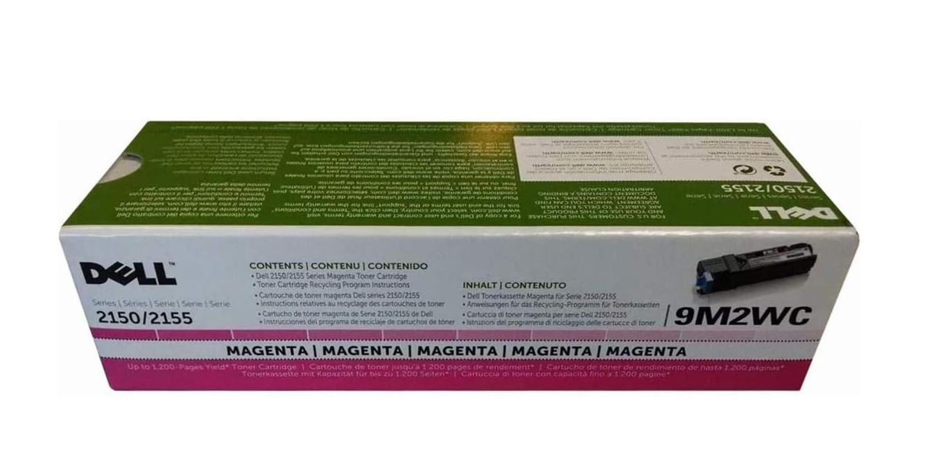 Dell 9M2WC Magenta Toner Cartridge 2150cdn 2150cn 2155cdn 2155cn
