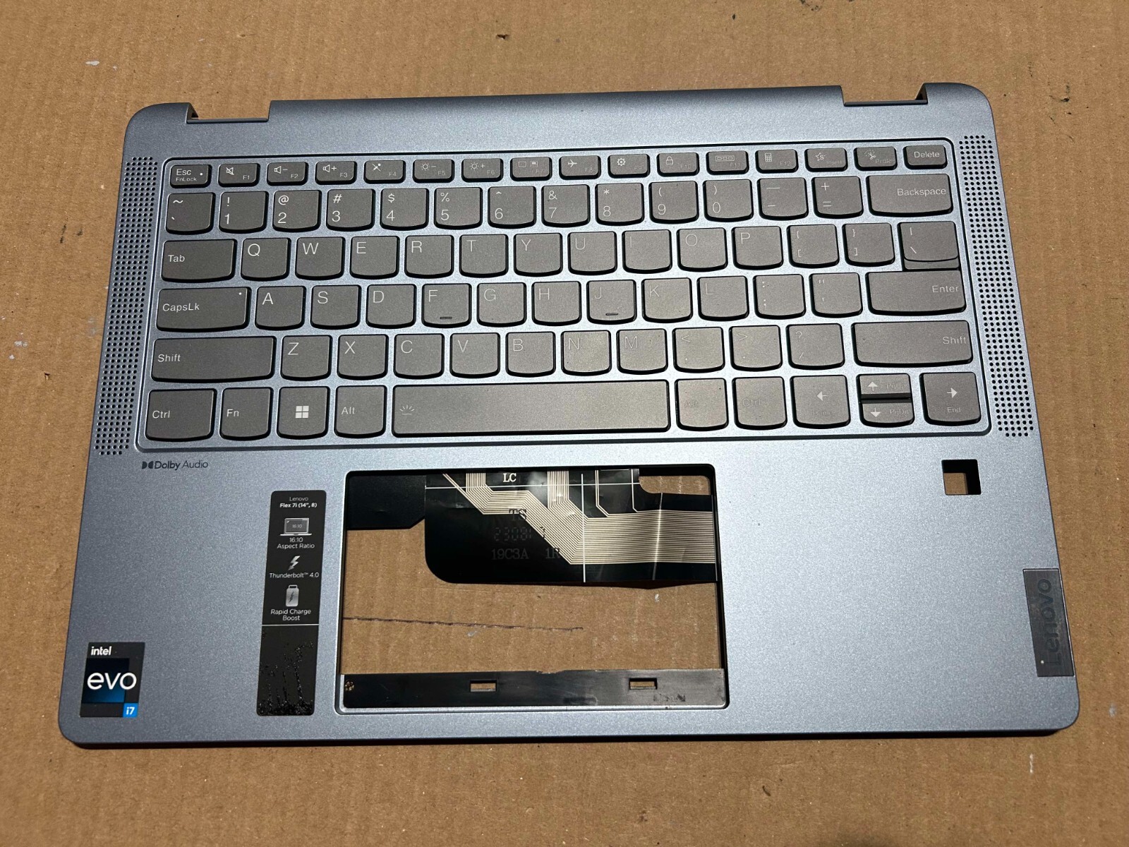 Genuine Flex 5-14 Ideapad Palmrest US English Backlit Keyboard PR4SB-US