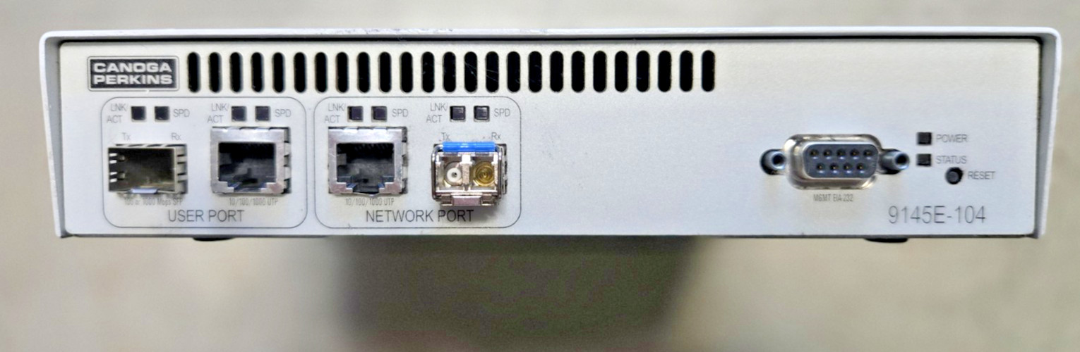 Canoga Perkins Model 9145E-104 1G Network Interface Device