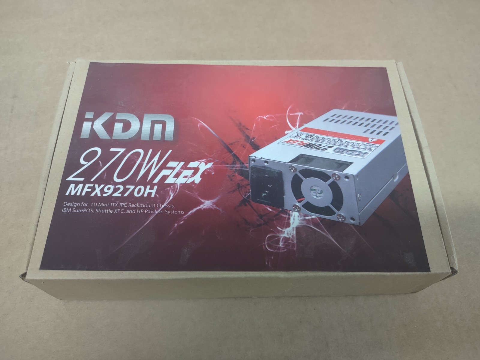 NEW MINI-ITX KDMPOWER 270W KDM-MFX9270H FLEX MINI-ITX ATX Power Supply**NEW**