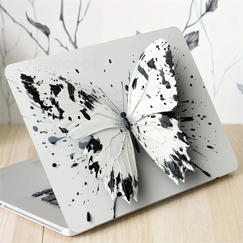 Vinyl Notebook Case Butterfly Splash Sticker 2 Pieces/Set Scratch Resistant 