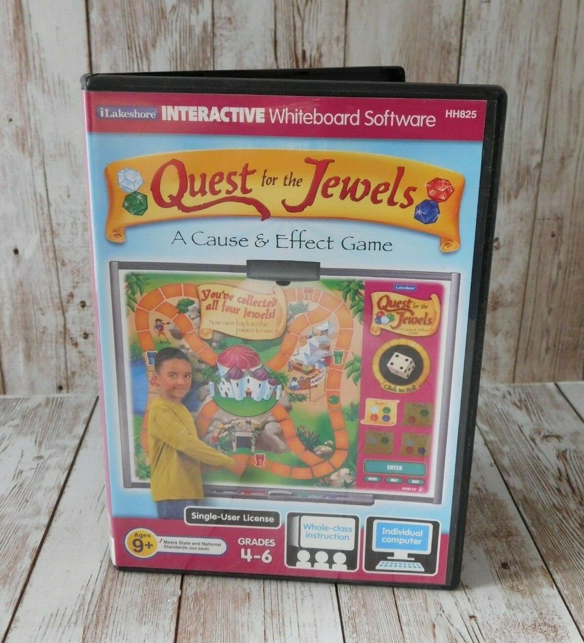 Lakeshore iLakeshore Interactive Whiteboard Software Quest Jewels Cause Effect 