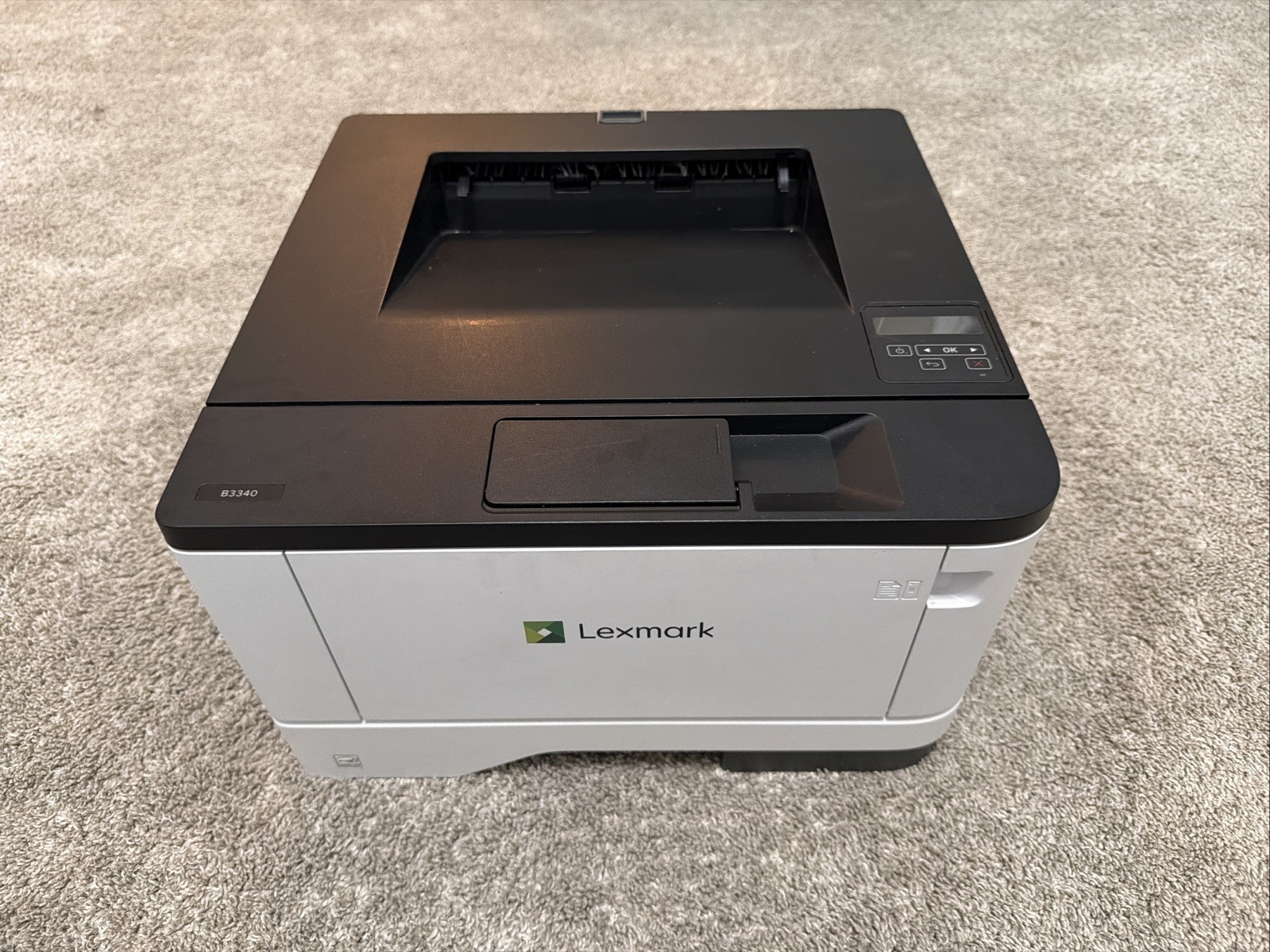 Lexmark B3340 Monochrome Duplex Laser Printer Tested Used