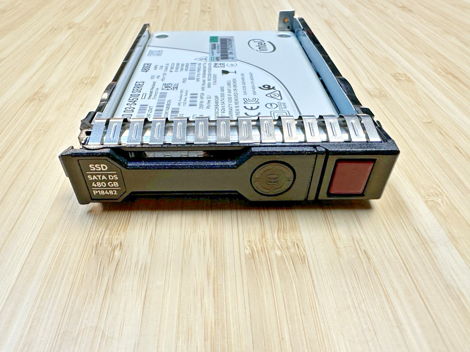 HPE Intel D30S4510 Series 480GB SATA 6G RI SFF SC SSD Solid State Drive 2.5
