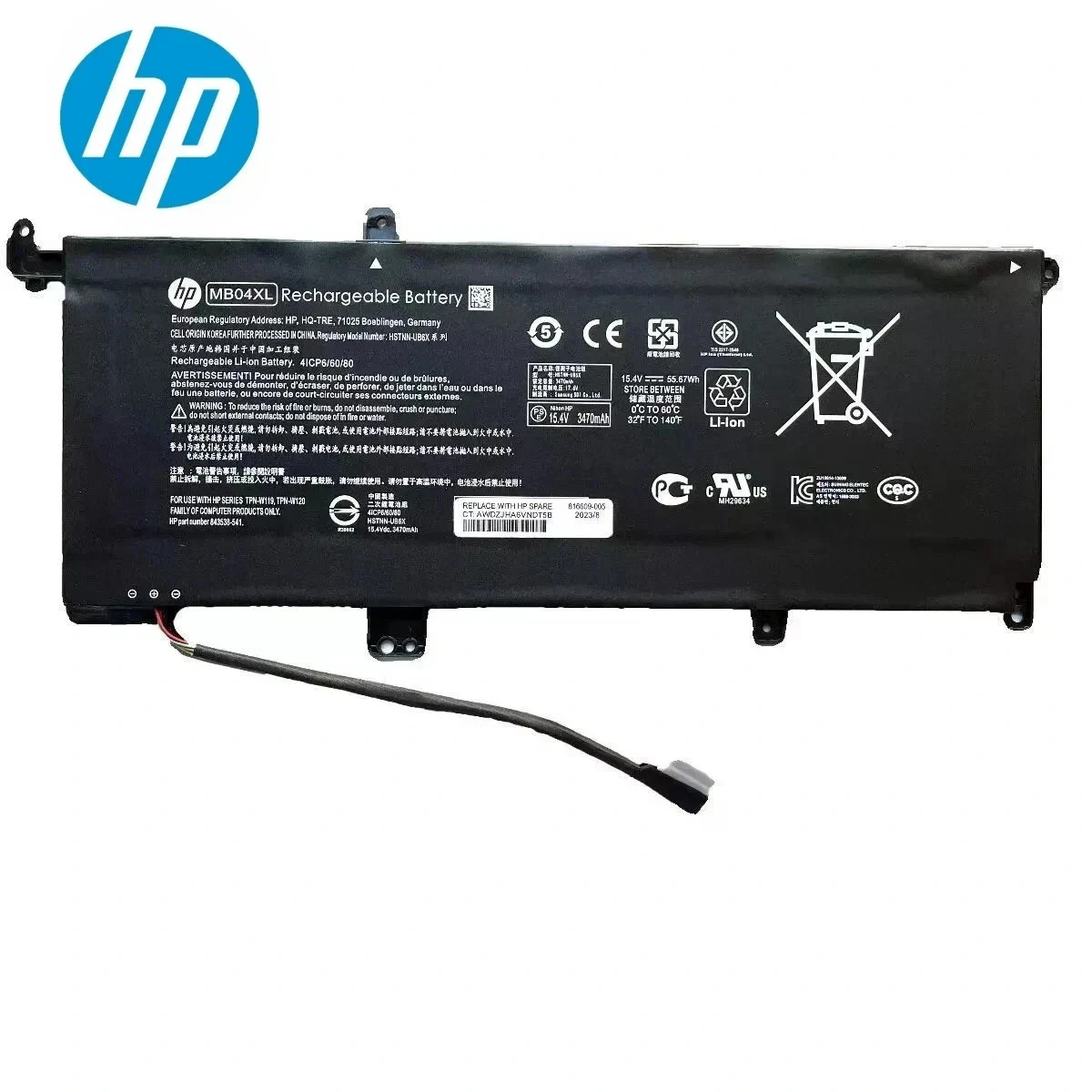 New Genuine 844204-850 MB04XL Battery For HP Envy X360 M6-AQ000 M6-AQ105DX 15-AQ