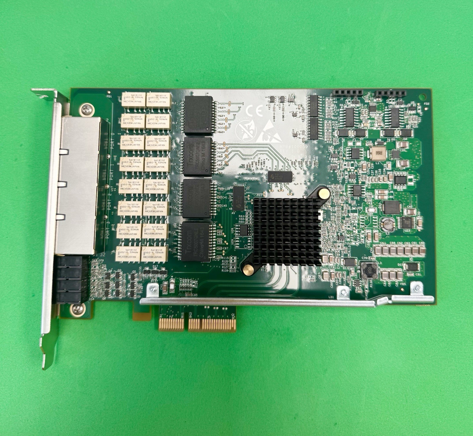 Silicom PE2G4BPI35A-SD Quad Port PCI Copper Ethernet Bypass Card