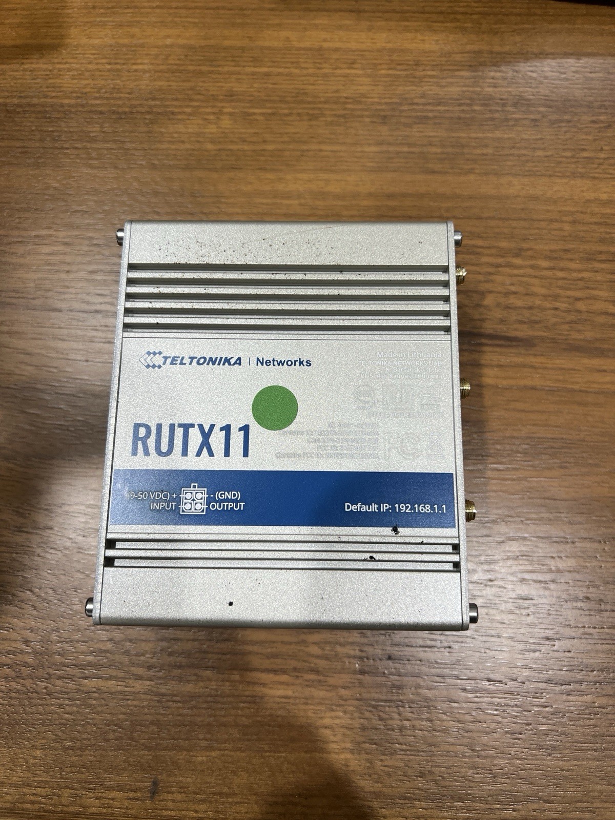 Teltonika Networks RUTX11 Dual-SIM Industrial Cellular Router