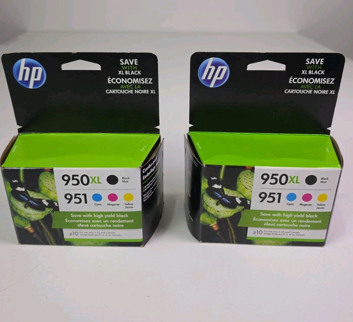 8 -PACK HP GENUINE 950XL BLACK & 951 COLOR INK OFFICEJET PRO 8610 SEALED 7/2021