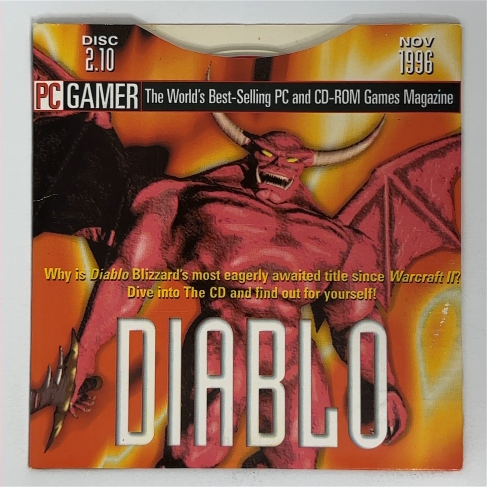 PC Gamer Demo Disc 2.10 November 1996 CD-ROM Vintage PC Gaming Software
