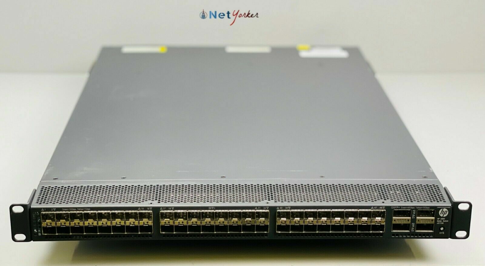 HP JC772A 5900AF-48XG-4QSFP+ Menaged Switch WITH DUAL POWER - SAME DAY SHIPPING