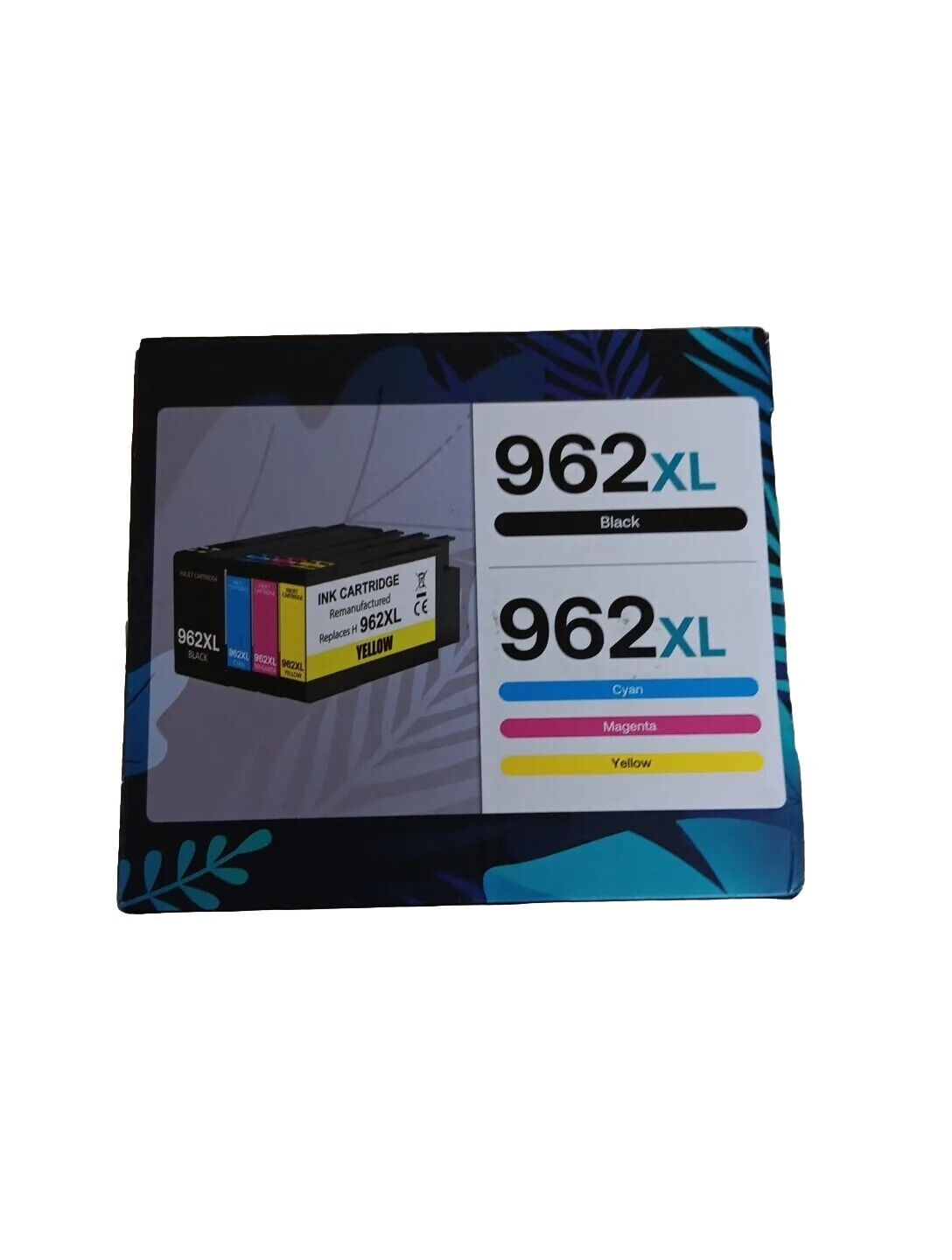 4 Pack Replacement HP 962XL/962 33HZ96AN 3zHZ97AN 3HZ98AN Ink Cartridges