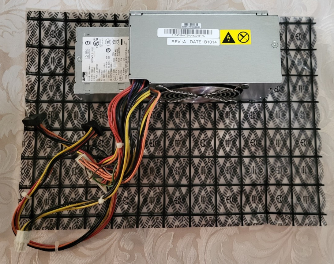 Lenovo ThinkCentre 240W Power Supply AcBel PC9019 FRU 45J9446 45J9447 Tested