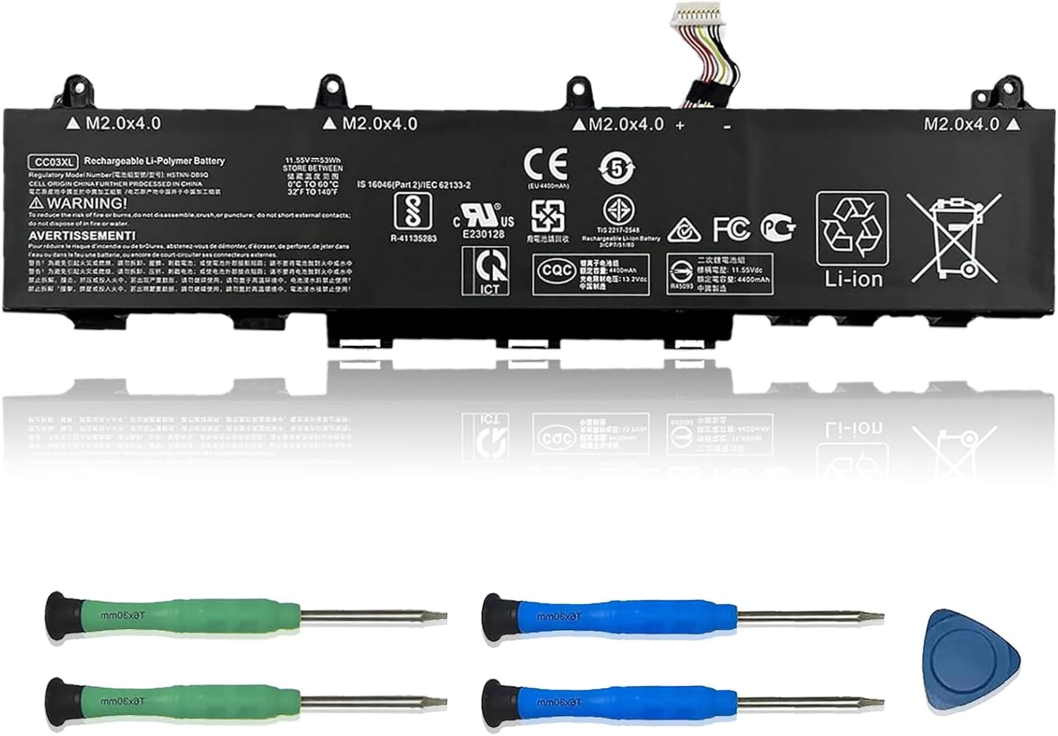 CC03XL 53wh Laptop Battery Replacement for HP ZBook Firefly 15 G7 G8 EliteBook