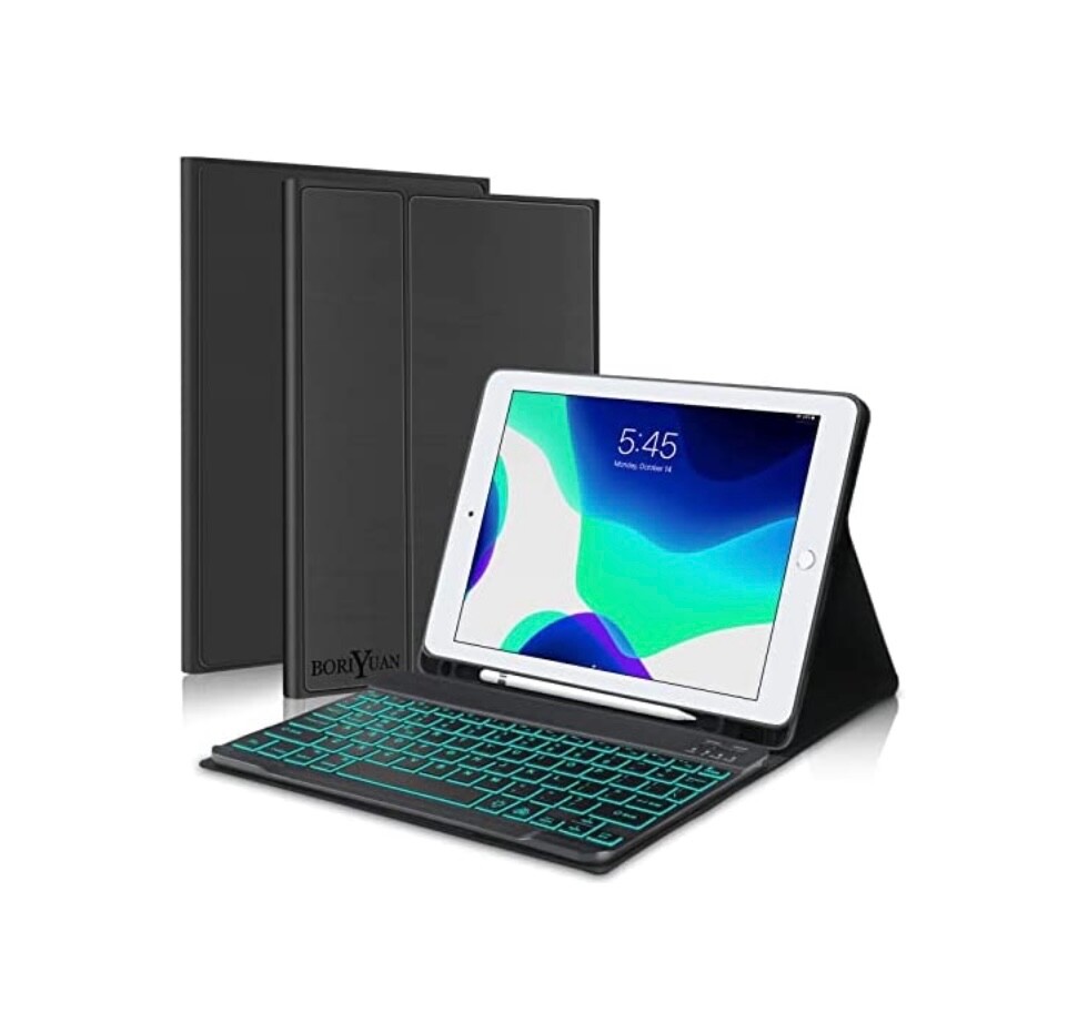 Keyboard Case for iPad 10.2" Gen 9/8/7 2021; Air 10.5" Gen 3 2019; Pro 10.5 2017