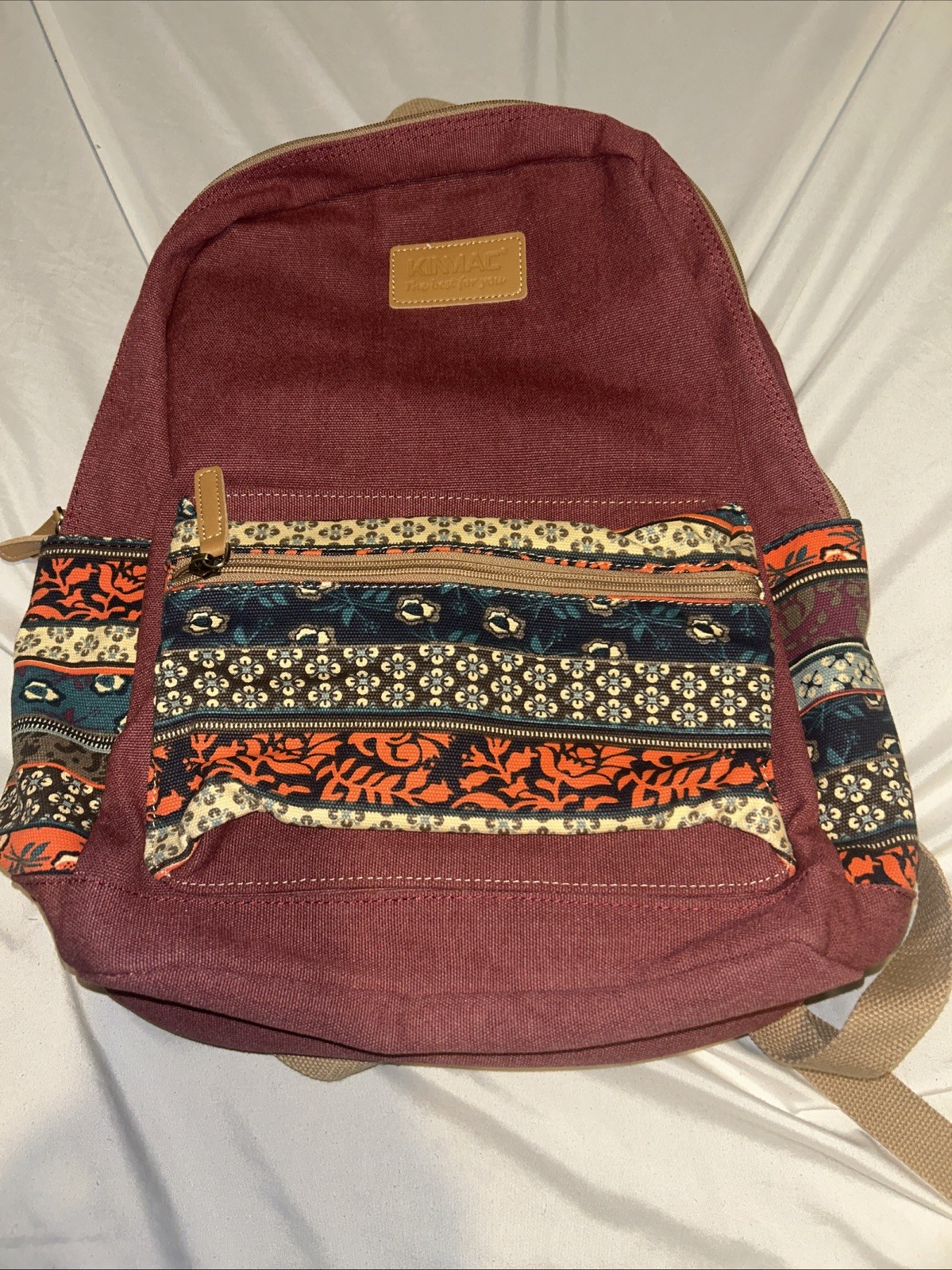 Kinmac Bohemian Boho Water Resistant Laptop Backpack cushioned Straps Book bag