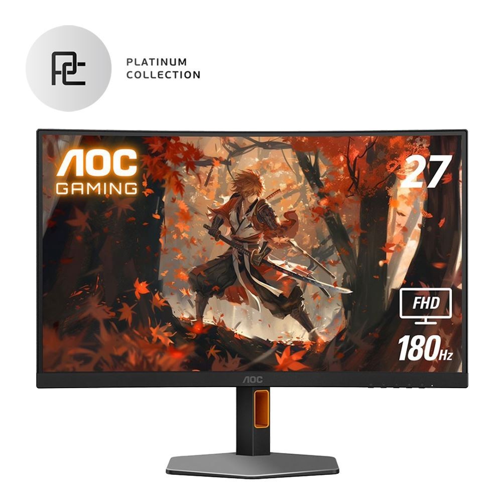 AOC C27G4M 27" Full HD (1920 x 1080) 180Hz Curved Screen Gaming Monitor