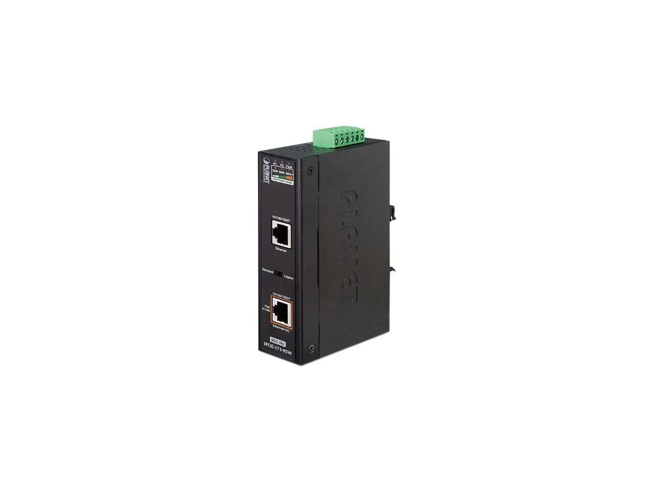 PLANET IPOE-171-95W Industrial Single-Port 10/100/1000 Mbps 802.3bt PoE Injector