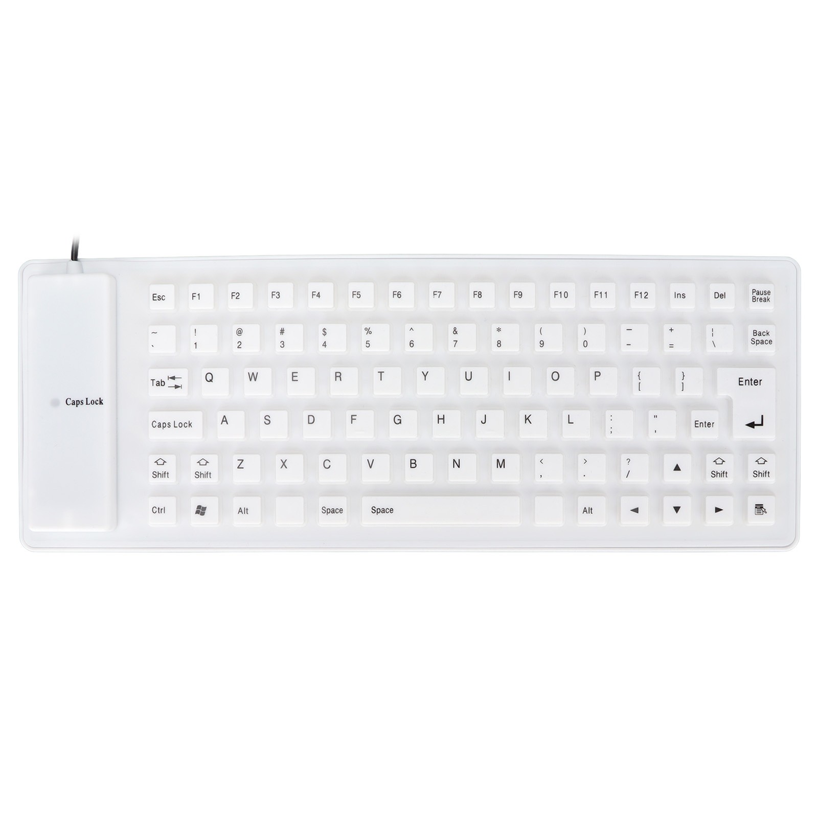 Silicone Keyboard Fully Sealed Design Lightweight Portable Silent Soft